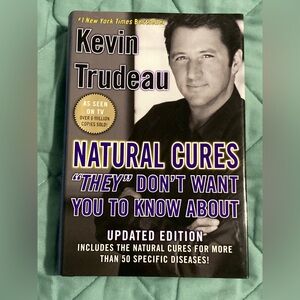 New hardbound book: Natural Cures they don’t want you to know about by Trudeau